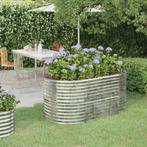 vidaXL Plantenbak 152x80x68 cm gepoedercoat staal, Tuin en Terras, 100 cm of meer, Verzenden, Nieuw, Metaal