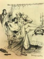 Signé; Georges Villa / Théophile Gautier - Le Capitaine