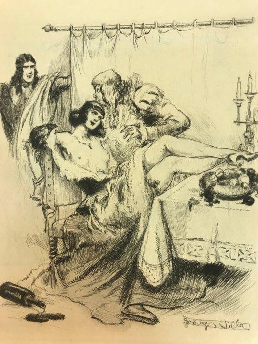 Signé; Georges Villa / Théophile Gautier - Le Capitaine, Antiek en Kunst, Antiek | Boeken en Bijbels