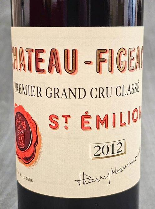 2012 Chateau-Figeac - Saint-Émilion Grand Cru, Premier Grand, Verzamelen, Wijnen