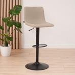 Scandinavisch Barkruk Eva draaibaar taupe 60-81 cm