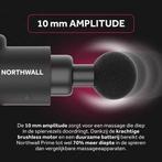 2dekans | Northwall Massage Gun Professioneel Prime -, Sport en Fitness, Massageproducten, Ophalen of Verzenden, Zo goed als nieuw