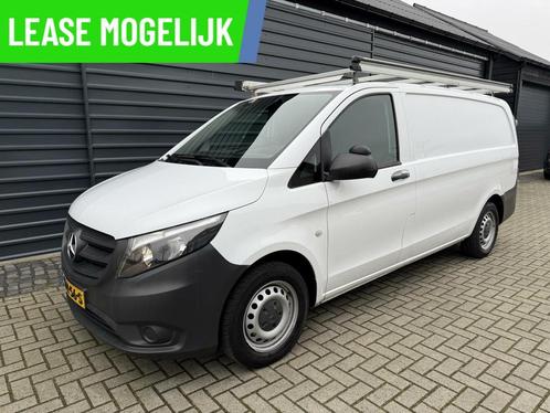Zakelijke Lease |  Mercedes-Benz Vito 114 CDI Lang Automaat, Auto's, Bestelauto's, Onderhoudsboekje, Lease, Zwart, Automaat, Wit