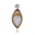 Other brand - Hanger Kutchinsky 18kt goud diamanten hanger, Sieraden, Tassen en Uiterlijk, Antieke sieraden