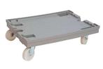 Transportonderstel 600x800x200mm polyamide zwenkwielen Grijs, Verzenden, Nieuw in verpakking