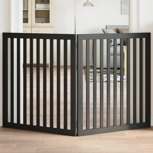 vidaXL Hondenhek inklapbaar 2 panelen 160 cm populierenhout, Dieren en Toebehoren, Honden-accessoires, Nieuw, Verzenden