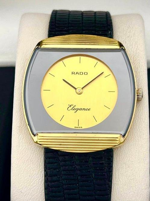Rado - Zonder Minimumprijs - 18K GP Elegance Vintage Hand, Sieraden, Tassen en Uiterlijk, Horloges | Heren
