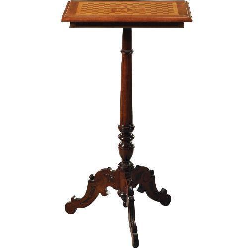 Wijntafel fraai ingelegd in schaaktafelachtige sfeer  ca 188, Antiek en Kunst, Antiek | Meubels | Tafels, Ophalen of Verzenden