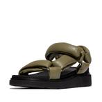 -5% FitFlop  FitFlop Gen-ff soft-leather back-strap sandals, Kleding | Dames, Schoenen, Verzenden, Nieuw, Groen