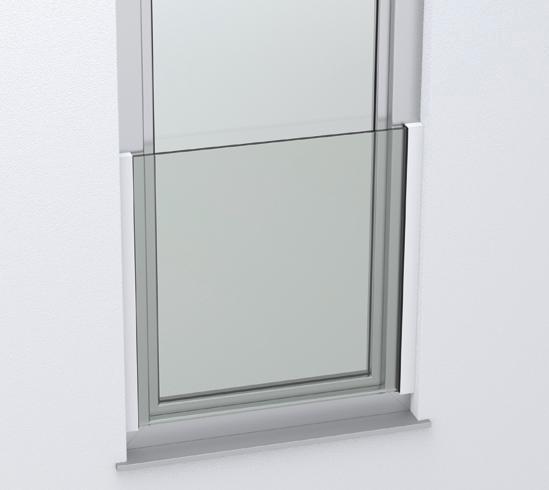Frans balkon Lyon-Ivoorwit (RAL 9016)-900 mm-Zijdelings, Doe-het-zelf en Verbouw, Glas en Ramen, Nieuw, Ophalen of Verzenden