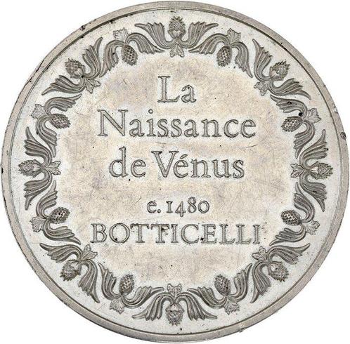 Frankrijk. Médaille Argent La Naissance de Vénus par, Postzegels en Munten, Munten en Bankbiljetten | Toebehoren