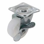 Fixman Zwenkwiel - Polypropyleen - Met rem - Ø 50 mm - Ma.., Doe-het-zelf en Verbouw, Zwenkwielen, Ophalen of Verzenden, Nieuw