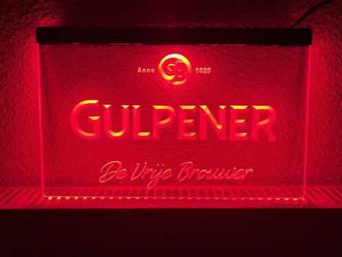Gulpener neon bord lamp LED verlichting reclame lichtbak, Verzamelen, Merken en Reclamevoorwerpen, Nieuw, Verzenden