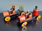Fischer  - Blikken speelgoed Brandweer Auto Set - 1900-1910, Antiek en Kunst, Antiek | Speelgoed