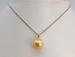 Hanger - 14 karaat Geel goud - 11x12mm Zuidzeeparel, Sieraden, Tassen en Uiterlijk