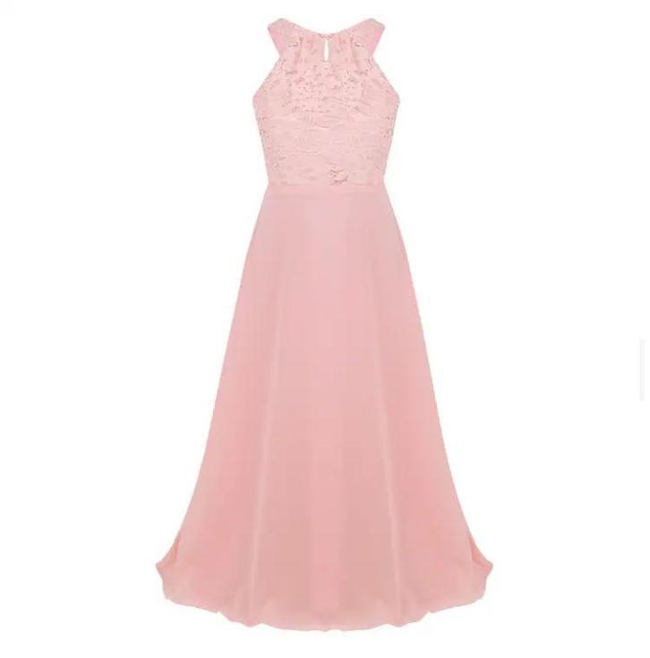 Galajurk Thirzah - lichtroze - maat 140/146, Kinderen en Baby's, Kinderkleding | Maat 140, Meisje, Nieuw, Jurk of Rok, Ophalen of Verzenden