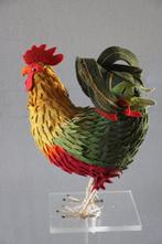 Stieff: vilten haan met origineel knoopje uit 1906 - Figuur, Antiek en Kunst, Antiek | Speelgoed