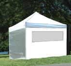 Partytent Easy Up Alu 3 x 3 meter met zijwanden in Wit, Tuin en Terras, Verzenden, Nieuw, 2 meter of meer, Partytent