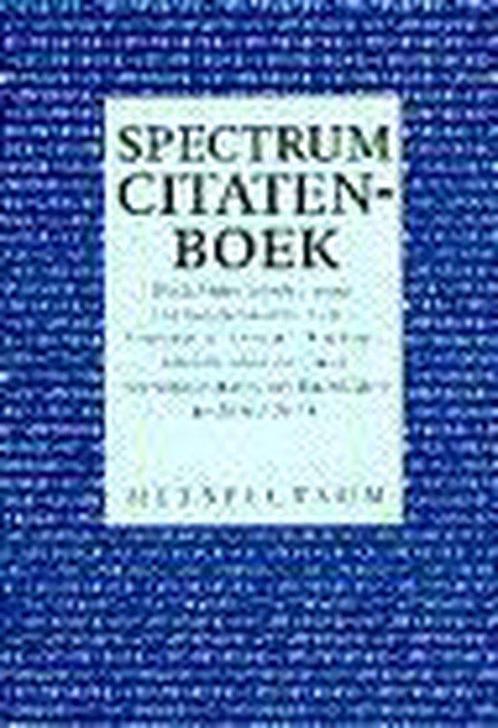 SPECTRUM CITATENBOEK 9789027429186 C. Buddingh, Boeken, Woordenboeken, Gelezen, Verzenden
