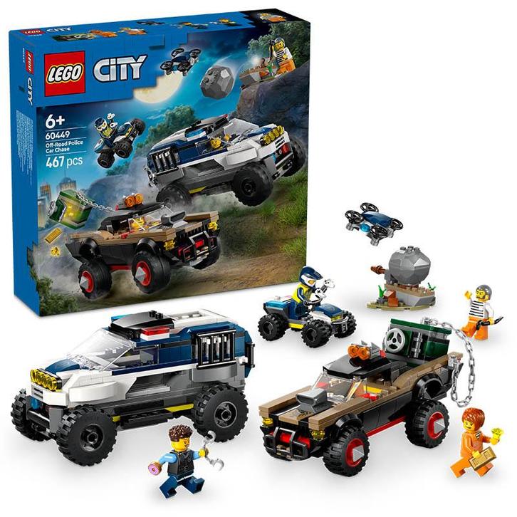 LEGO City - Off-Road Police Car Chase 60449, Kinderen en Baby's, Speelgoed | Duplo en Lego, Ophalen of Verzenden