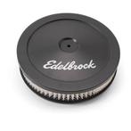 Luchtfilter Edelbrock 10 inch zwart, Ophalen of Verzenden, Nieuw