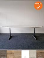 Ahrend 500 vergadertafel - 240x120cm - Ovaal - Antraciet ond, Vergader- of Presentatieruimte, Ophalen of Verzenden, Gebruikt, Tafel