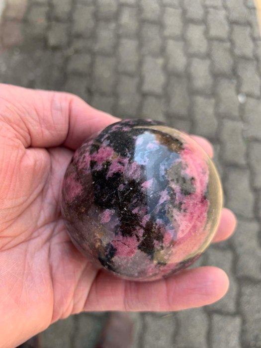 rhodoniet Bol - Hoogte: 7.1 cm- 600 g - (1), Verzamelen, Mineralen en Fossielen