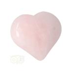 Rozenkwarts bol ( Puffy ) hart  Nr 25 - 4 cm - 37 gram, Sieraden, Tassen en Uiterlijk, Edelstenen, Nieuw, Verzenden