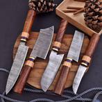 Keukenmes - Chefs knife - Hout, Messing, gevouwen staal van, Antiek en Kunst