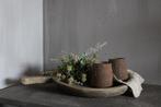 Roestige waxinelichthouder Zago 11 x 12 cm, Huis en Inrichting, Woonaccessoires | Kandelaars en Kaarsen, Ophalen of Verzenden