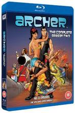 Archer: Season 2 Blu-ray (2012) Adam Reed cert 18 2 discs, Zo goed als nieuw, Verzenden