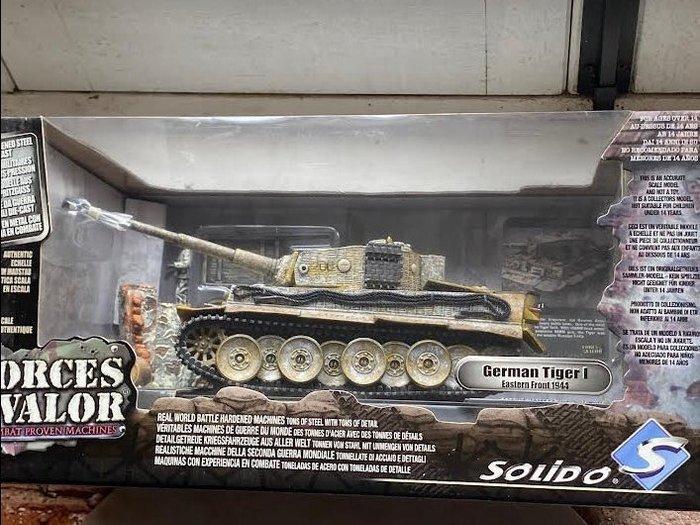Solido - Speelgoedfiguurtjes German Tiger I Eastern Front, Kinderen en Baby's, Speelgoed | Overig