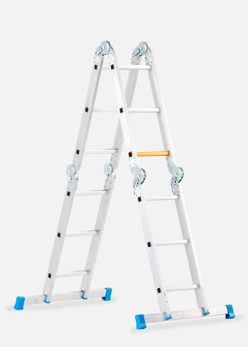 Excelsior - Excelsior Multi 4x3 - Aluminium Vouwladder, Doe-het-zelf en Verbouw, Ladders en Trappen, Nieuw, Verzenden