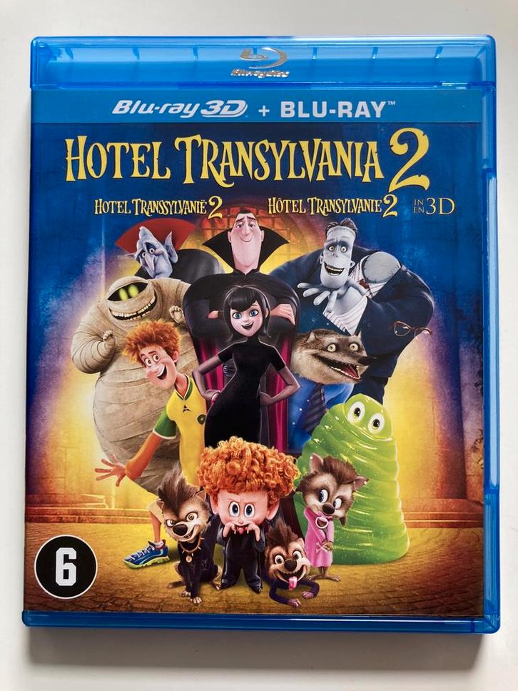 HOTEL TRANSYLVANIA 2 (3D + 2D) (BLURAY), Cd's en Dvd's, Blu-ray, Gebruikt, Verzenden