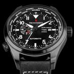 Tecnotempo - Automatic World Time Zone - 300M - All Black -, Nieuw