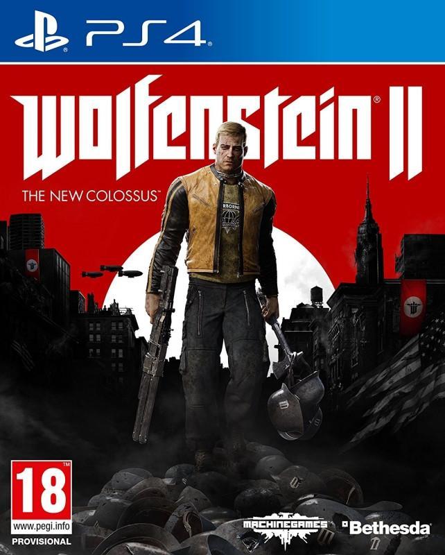 Wolfenstein II The New Colossus (PlayStation 4), Spelcomputers en Games, Games | Sony PlayStation 4, Gebruikt, Vanaf 12 jaar, Verzenden
