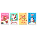 Knutselset Diamond Painting Kerstkaart - Joyeux Noël - incl, Ophalen of Verzenden, Nieuw