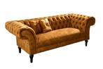 Chesterfield Design 3-zits loungebank PARIS 225cm, Ophalen of Verzenden, Nieuw