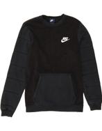 NIKE Mens Fleece Jumper Small Black Cotton, Verzenden, Nieuw