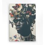 *WOONWINKEL* Urban Cotton Papillon Wandkleed In Frame L 145x, Verzenden, Nieuw