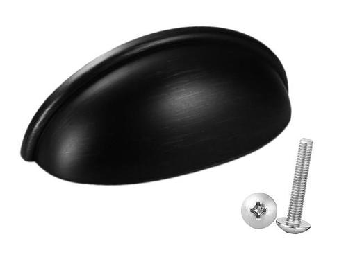 Set van 10 handgrepen schelp, voor meubels: zwart, Doe-het-zelf en Verbouw, Gereedschap | Handgereedschap, Nieuw, Ophalen of Verzenden