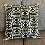 Afrikaans kussen | Groene Bogolan / Mud cloth - Sierkussen 4, Ophalen of Verzenden, Nieuw