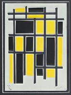 Siep Van Den Berg (1913-1998) - Collage in zwart en geel