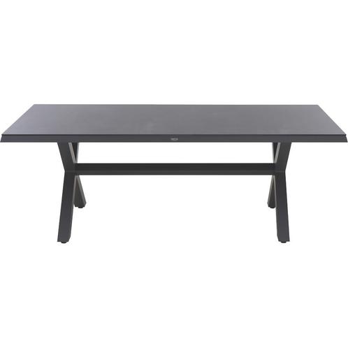 Siena Garden Sincro Eettafel 200x100cm mat antraciet / HPL, Tuin en Terras, Tuintafels, Ophalen of Verzenden