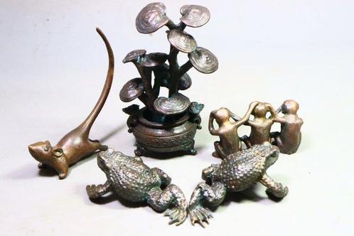 Brons - Marked  Amemiya - Prachtige Ganoderma lucidum in, Antiek en Kunst, Antiek | Overige Antiek