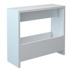 [en.casa] Bijzettafel Rødovre 60x55x20 cm wit, Verzenden, Nieuw