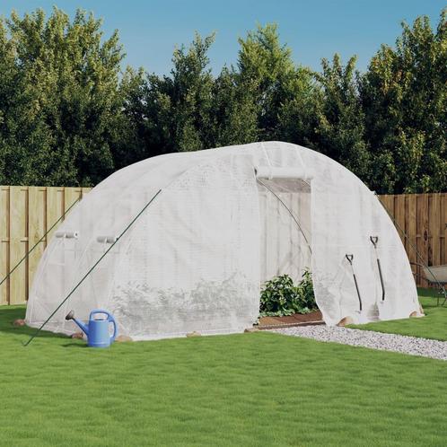 vidaXL Tuinkas met stalen frame 10 m² 5x2x2,3 m, Tuin en Terras, Kassen, Nieuw, Verzenden