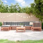 vidaXL 8-delige Loungeset met kussens massief douglashout, Verzenden, Nieuw, 8 zitplaatsen, Loungeset