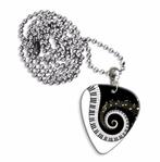 Plectrum ketting afbeelding van pianotoetsen en muzieknoten, Verzamelen, Ophalen of Verzenden, Nieuw