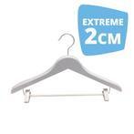 *TIP*  Hanger white Helena 44 cm clips Extreme 2cm Dik, Zakelijke goederen, Kantoor en Winkelinrichting | Winkel en Inventaris